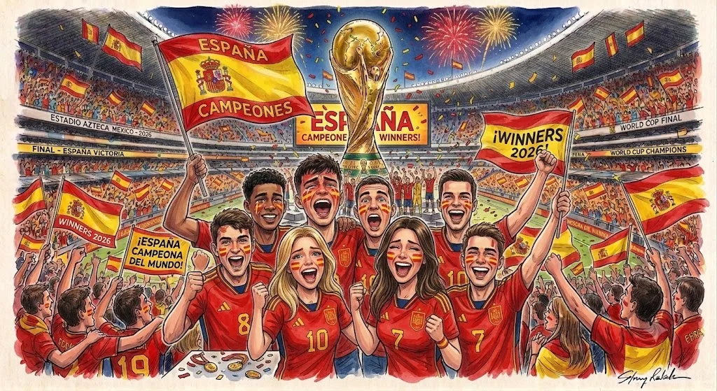 🇪🇸 إسبانيا بطلة العالم 2026.. فيران توريس يتوّج «لا روخا» في الوقت الإضافي